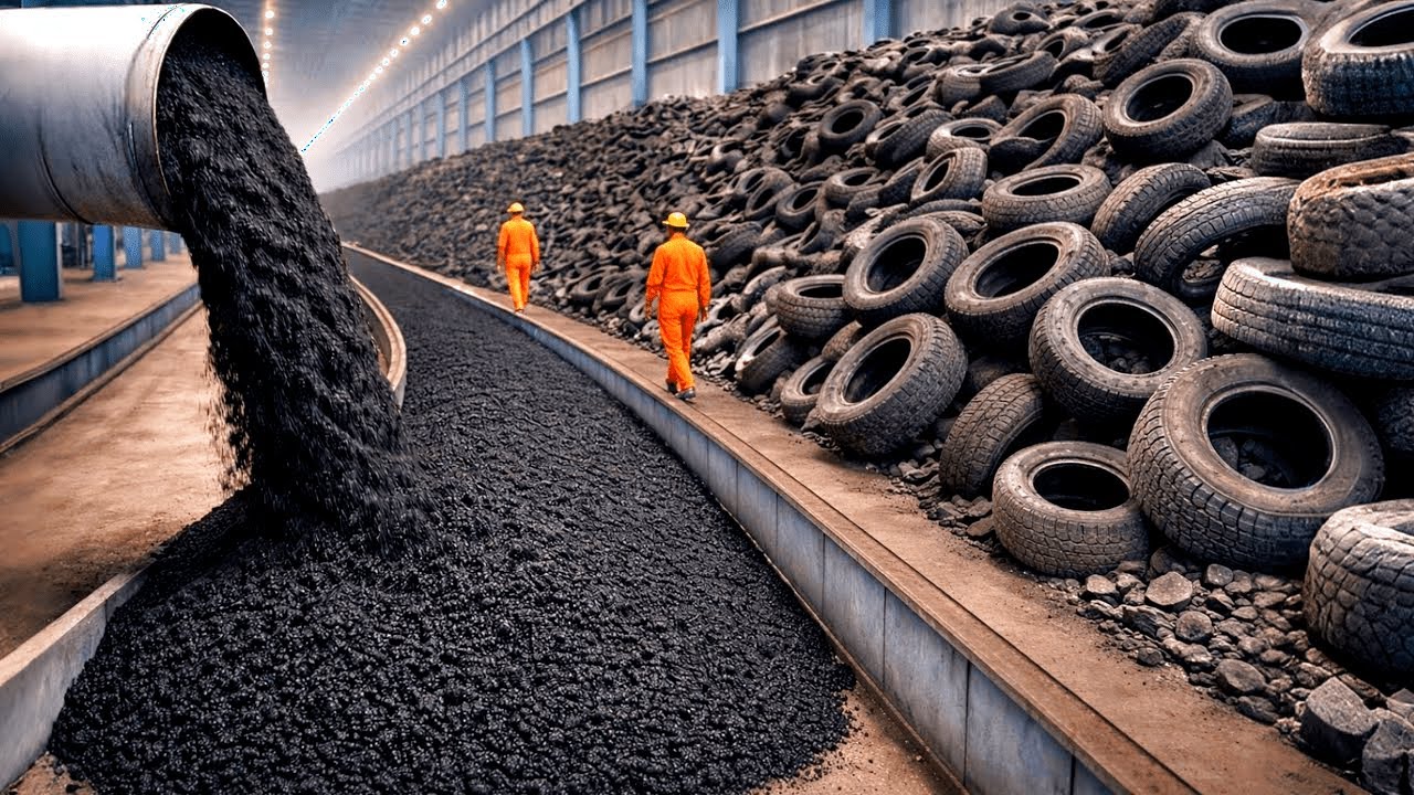 Milhões de pneus descartados viram quilômetros de estradas no Brasil: tecnologia transforma lixo urbano em asfalto mais resistente, reduz custos, aumenta a durabilidade das rodovias e muda a engenharia viária nacional