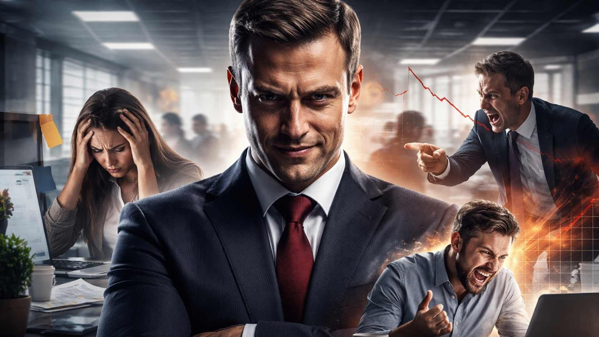 Pesquisa explica como identificar chefe com traços sombrios e alerta para impactos como exaustão e práticas abusivas no trabalho.