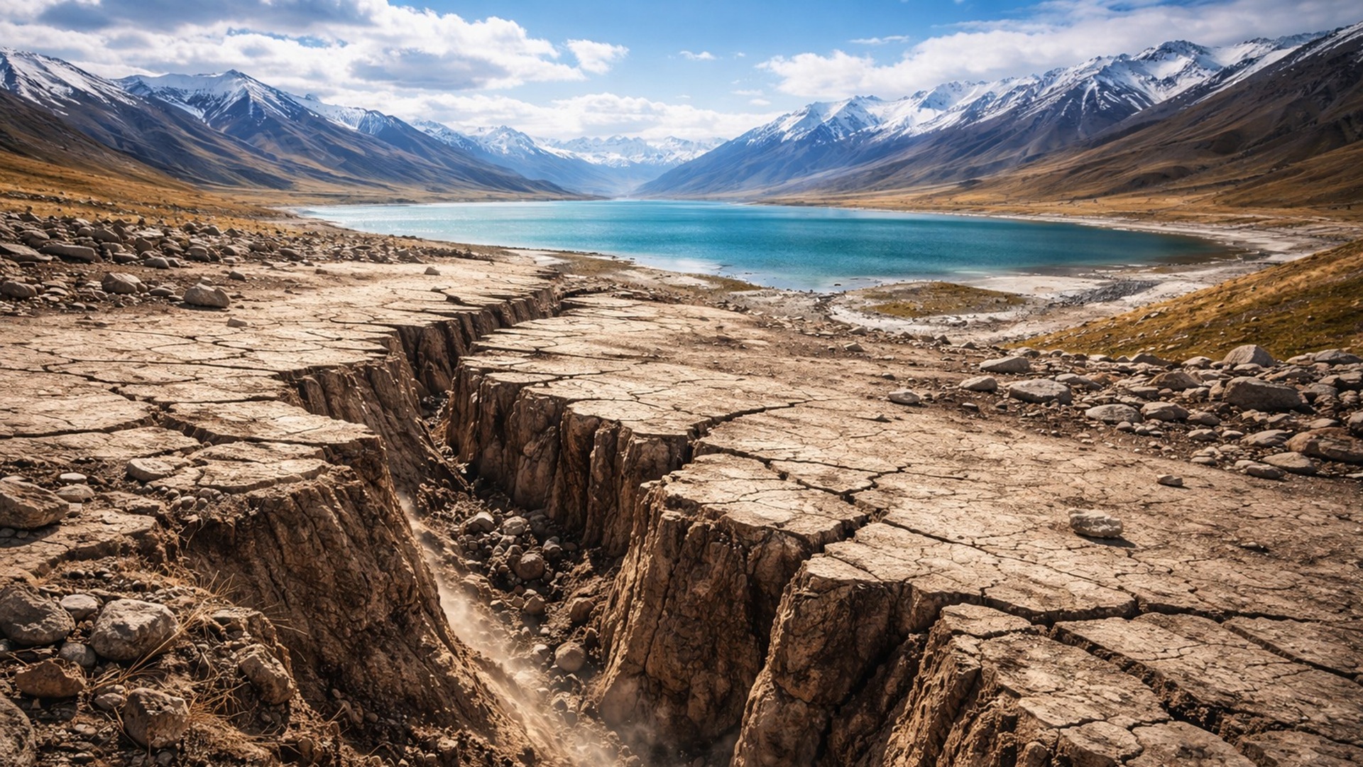 Lagos no Tibete secaram entre 115.000 e 30.000 anos e estudo aponta relação com falhas e terremotos na região.