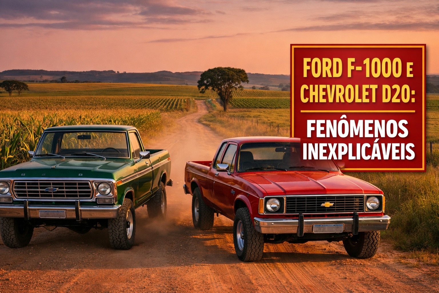 Chevrolet D20, Ford F-1000, Caminhonetes