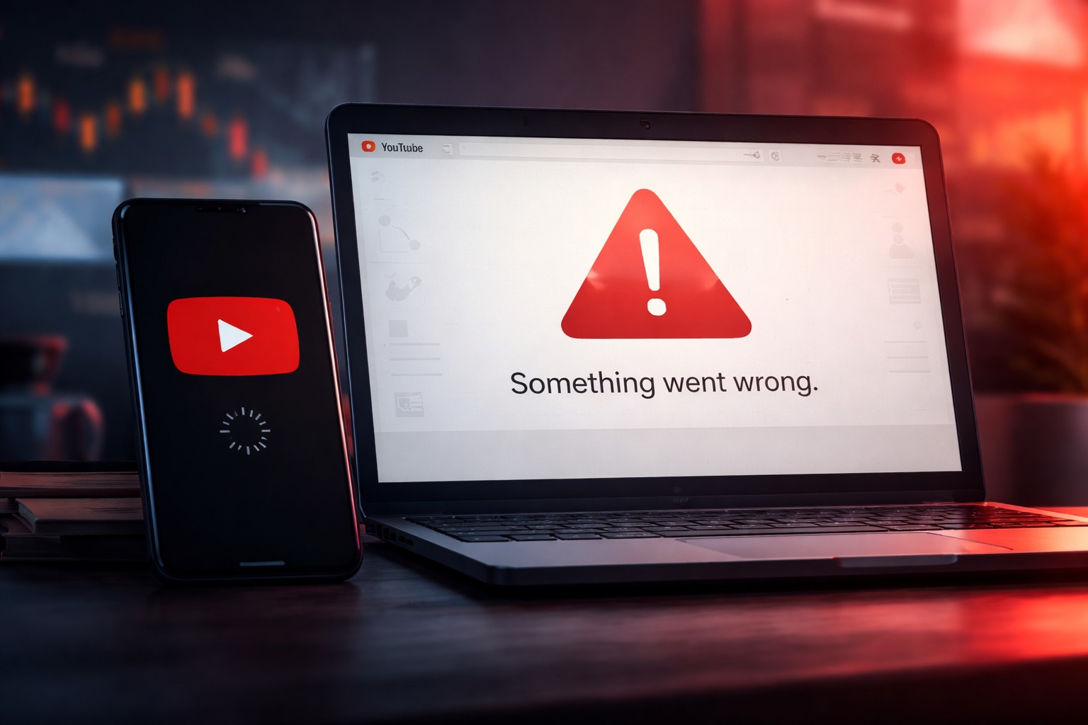 Queda no Youtube, Youtube