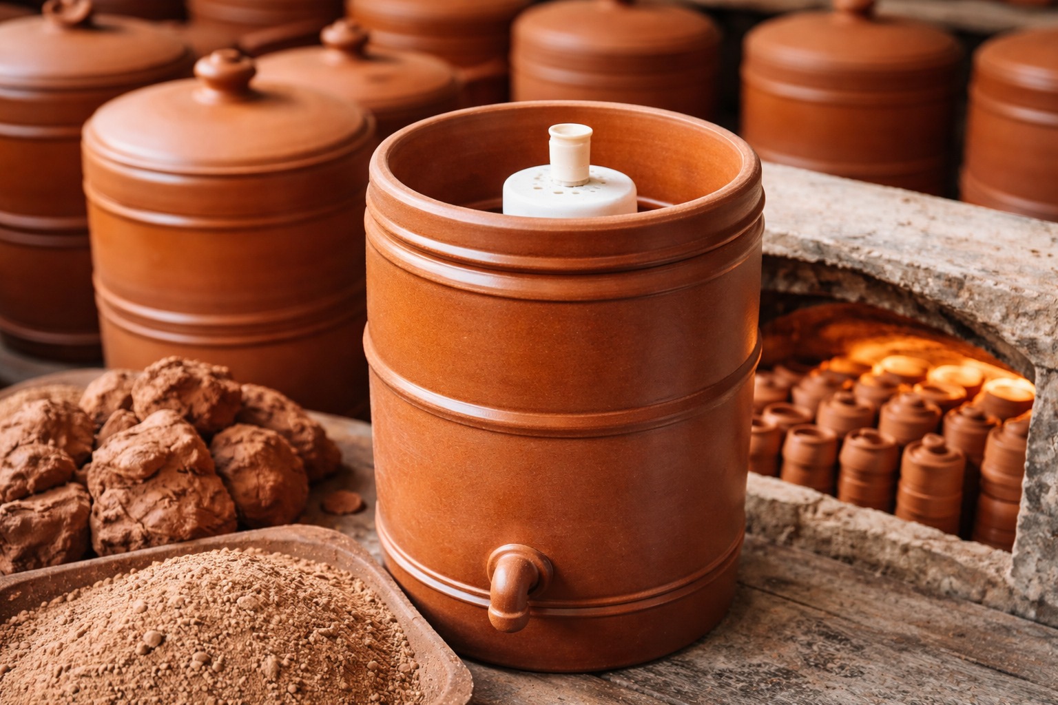 Filtro de barro, Filtro de barro brasileiro