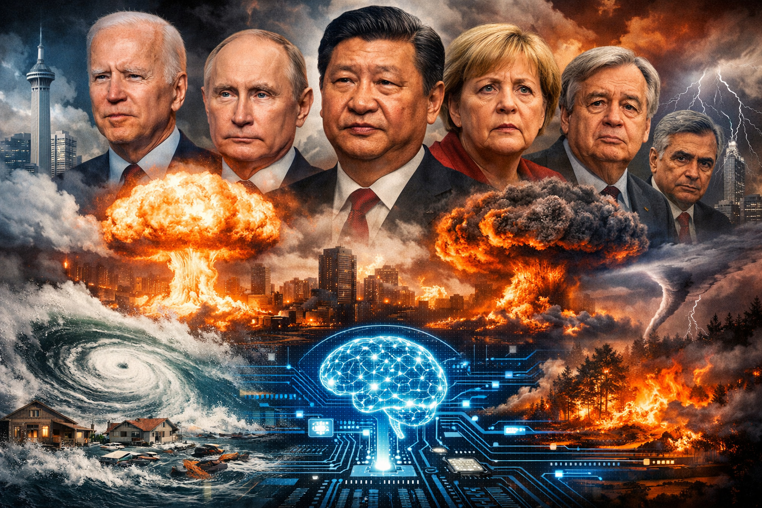 Crises globais que levaram ao avanço do Relógio do Fim do Mundo