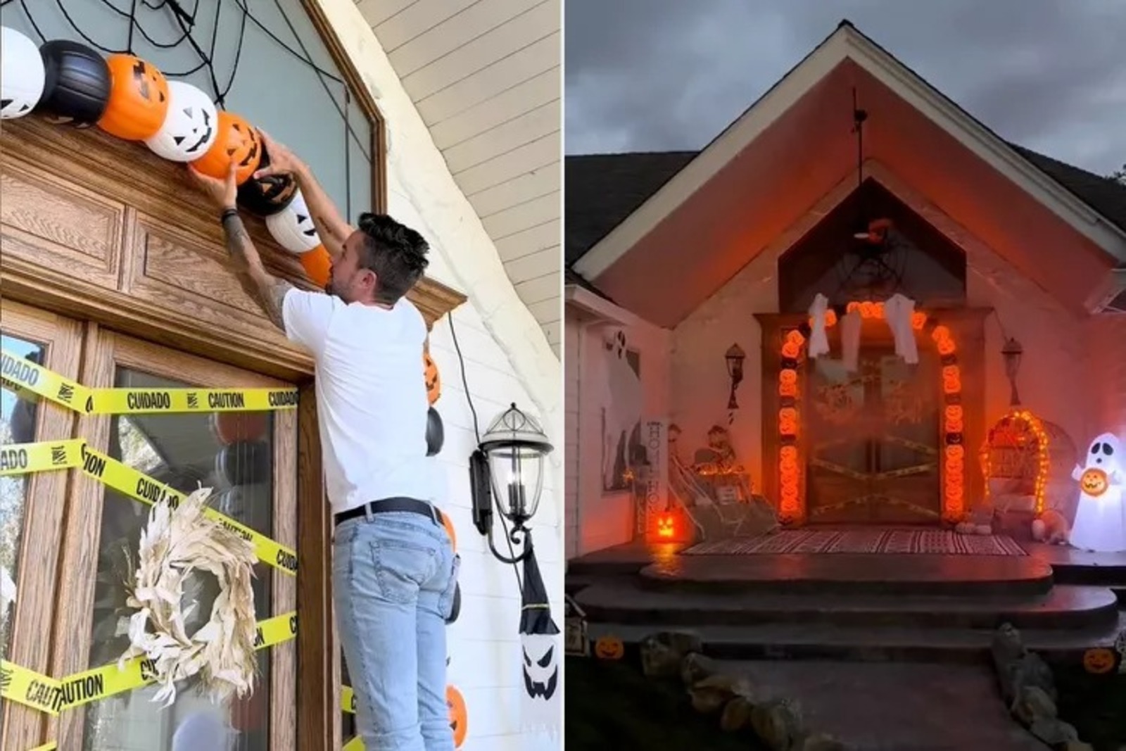 Abóboras, Concreto, Cimento