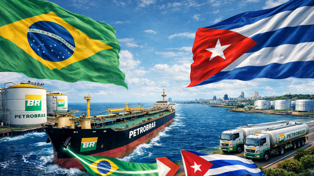 Campanha pressiona a Petrobras por envio de petróleo a Cuba. Entidades, petroleiros e movimentos sociais alertam para risco de colapso energético e crise humanitária.