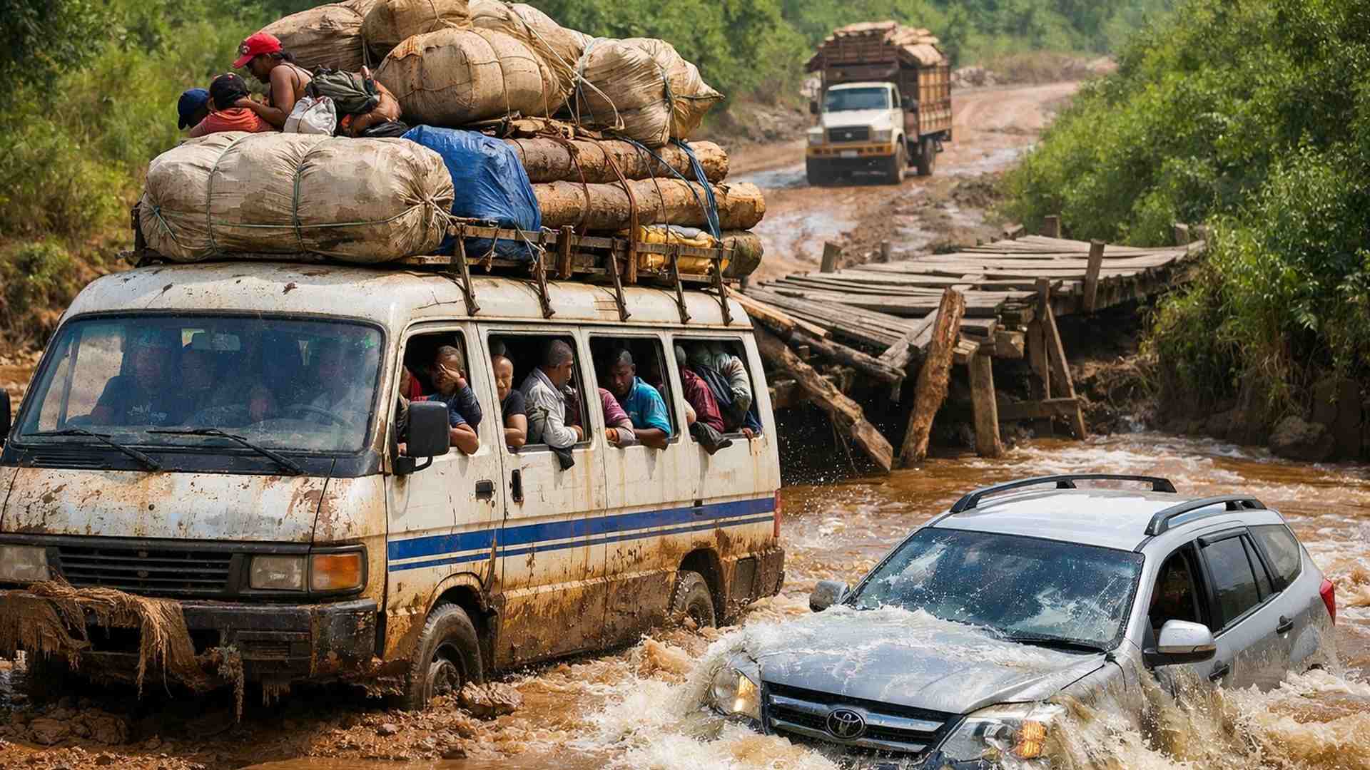 Descubra a estrada N5 em Madagascar, uma rota desafiadora que liga Marranchesh a Tamatave por 250 quilômetros de terra.