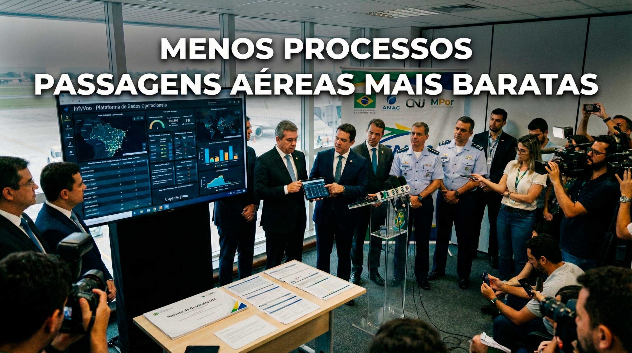 Governo lança sistema para viabilizar passagens aéreas mais baratas, reduzir a judicialização e reforçar a segurança jurídica com revisão da Resolução 400