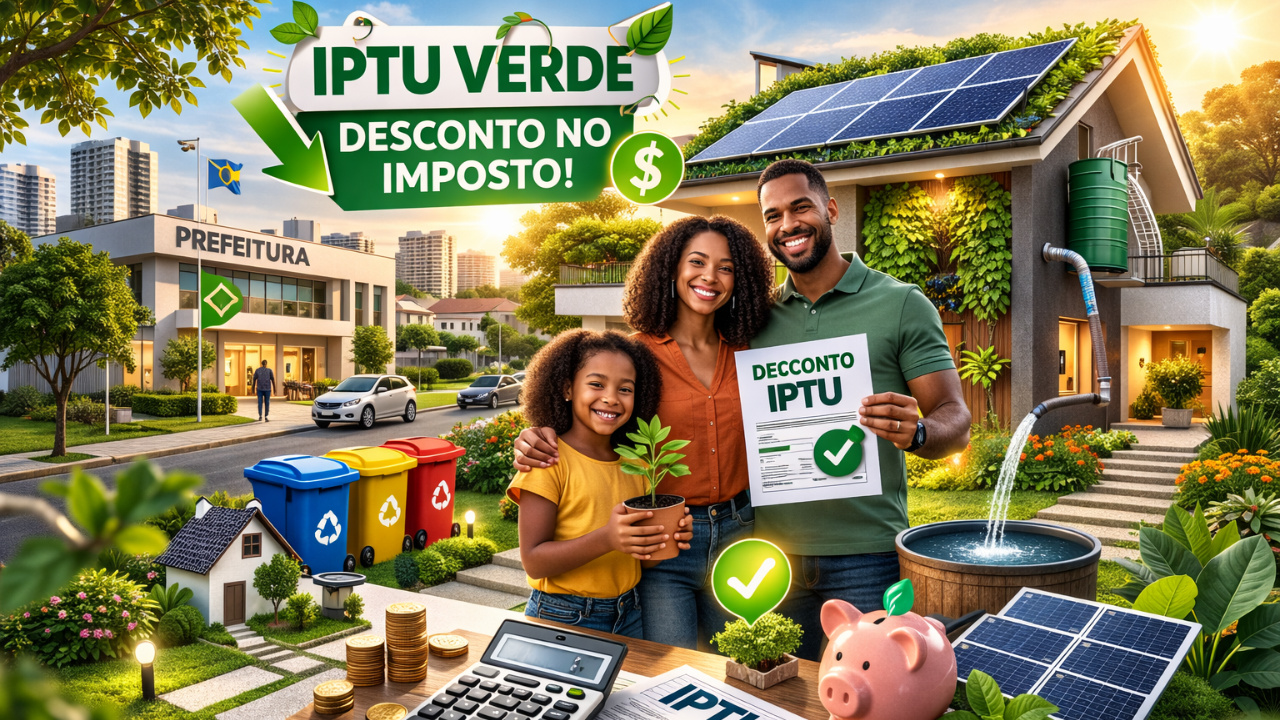 O IPTU Verde permite reduzir o valor do imposto para imóveis que adotam práticas sustentáveis, como energia solar e preservação de áreas verdes, mas as regras variam conforme cada cidade.