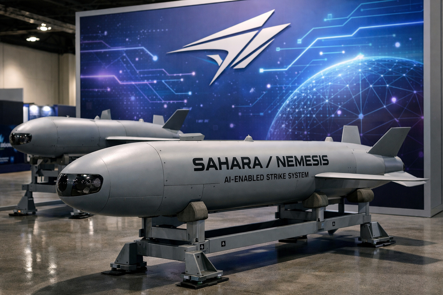 Míssil Sahara da Romênia com 200 km de alcance e sistema de inteligência artificial embarcado.