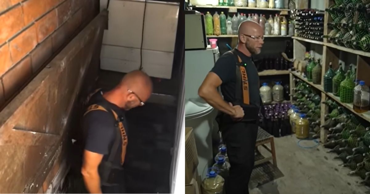 Morador de São Bento do Sul (SC) constrói bunker e diz ter energia solar, alimentos e sementes para ficar por mais de um ano. (Imagem: Divulgação/Vale Agricola/ND Mais)