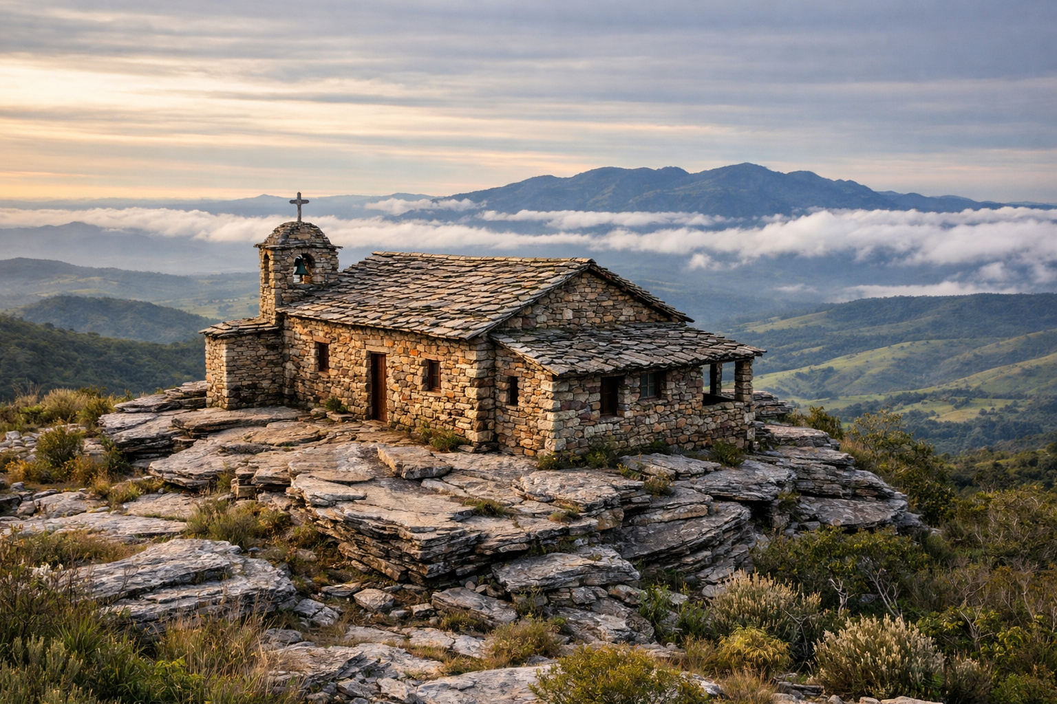 São Thomé das Letras, cidade brasileira construída sobre montanha de pedra a 1.440 metros de altitude