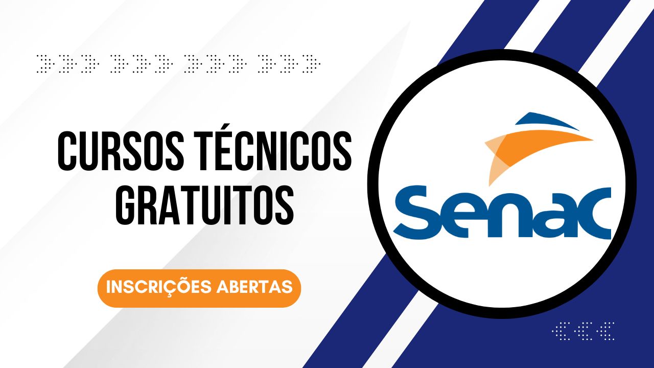 Senac-RN abre 1.754 vagas em cursos gratuitos presenciais e EaD. Veja prazos, requisitos e como se inscrever nas oportunidades de qualificação profissional.