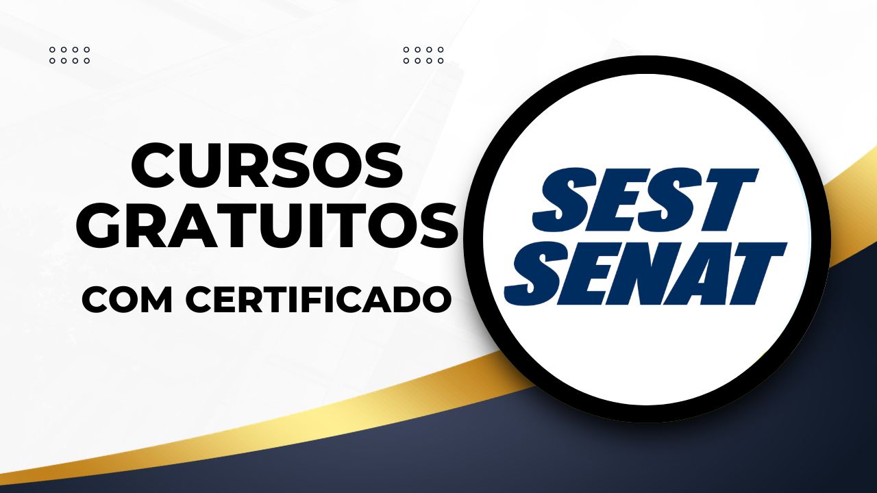 Conheça o SEST SENAT e seus cursos digitais gratuitos. Plataforma oferece capacitações online em segurança, idiomas, manutenção e qualificação profissional com certificado.