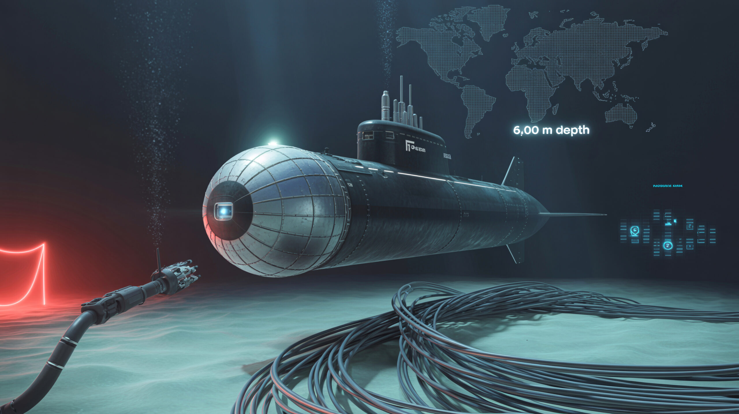 Operando a até 6.000 metros de profundidade e com submarinos nucleares de casco de titânio, a unidade russa GUGI utiliza veículos como o Losharik para acessar cabos submarinos estratégicos e desafiar a segurança da infraestrutura digital global