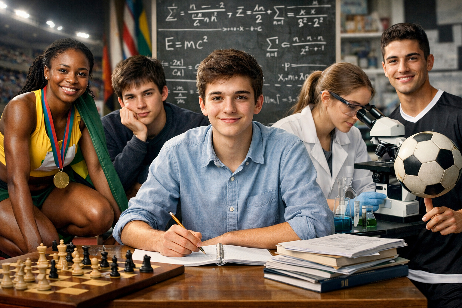 Pessoa comum demonstrando capacidade mental extraordinária