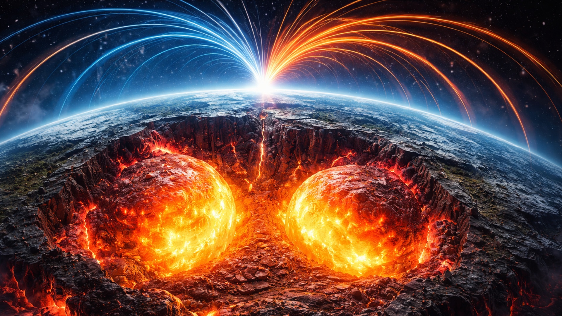 Descubra as profundezas da Terra e como enormes massas de rocha superaquecida afetam o campo magnético do planeta.