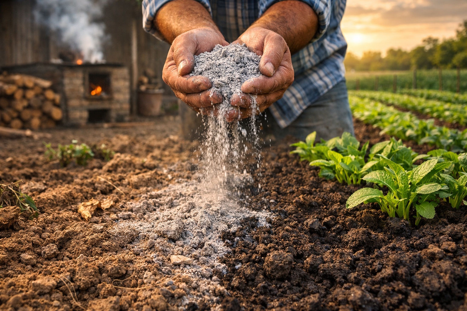 Produtores rurais começaram a reaproveitar cinzas de fogão a lenha no solo, aumentaram a disponibilidade de potássio nas plantas e reduziram a necessidade de corretivos em pequenas hortas e lavouras