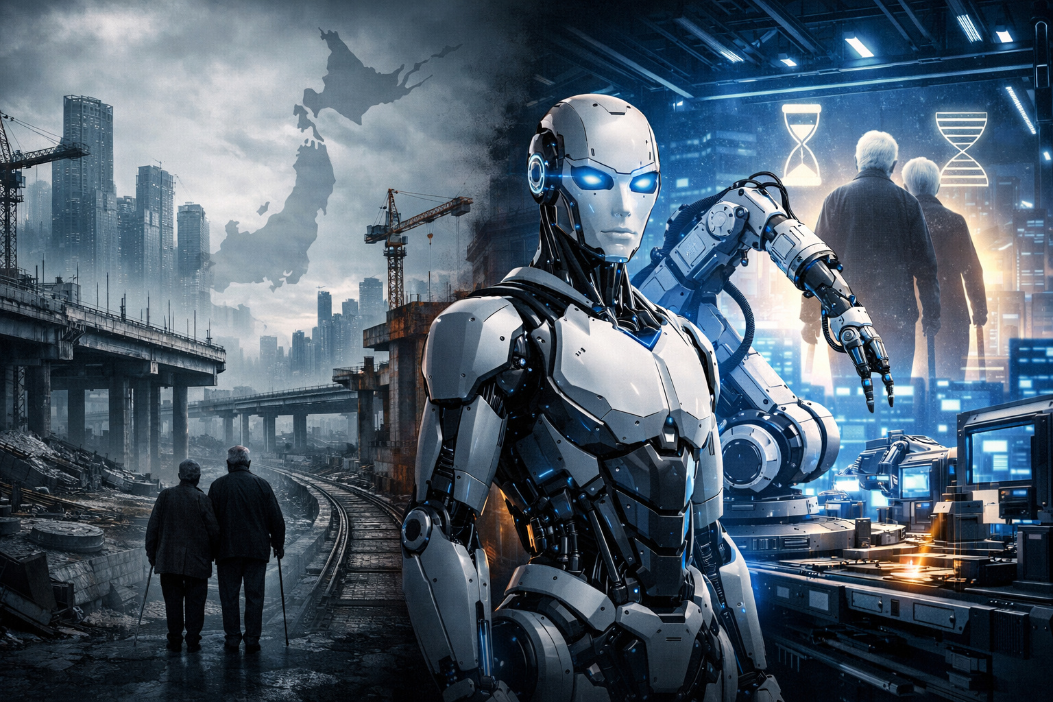 Após investir mais de US$ 60 bilhões, o Japão freia megaprojetos urbanos, abandona grandes obras lineares e redireciona recursos para robótica, automação e tecnologias voltadas ao envelhecimento da população