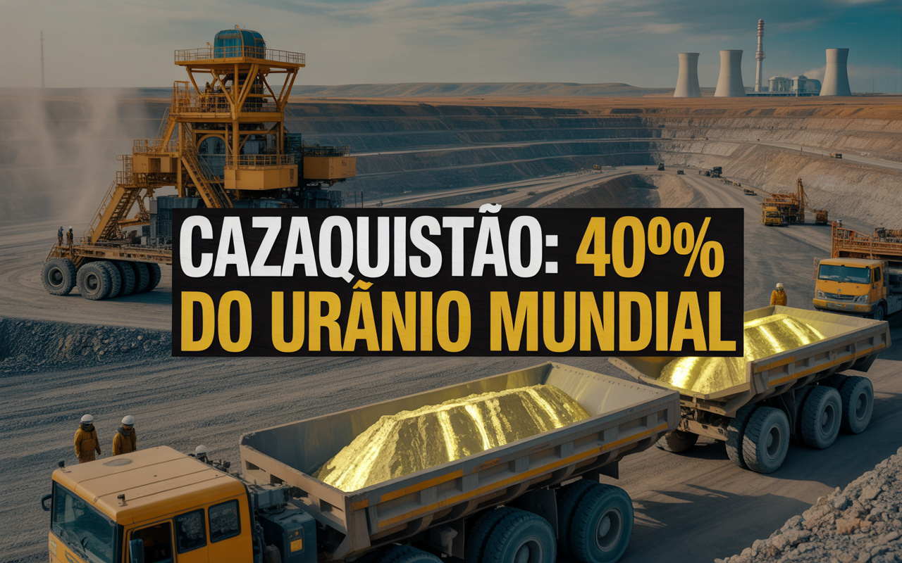Com cerca de 40% de toda a produção mundial, o Cazaquistão controla o urânio que abastece usinas nucleares em dezenas de países e se tornou um dos territórios mais estratégicos da segurança energética global
