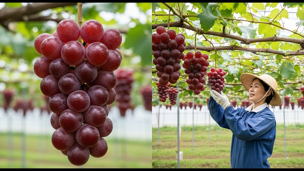 Uvas cultivadas no Japão chegam a custar mais de R$ 10 mil por cacho, atingem recordes acima de R$ 40 mil em leilões, passam por seleção rigorosa grão a grão e transformaram uma fruta comum em símbolo máximo de luxo, status e perfeição agrícola