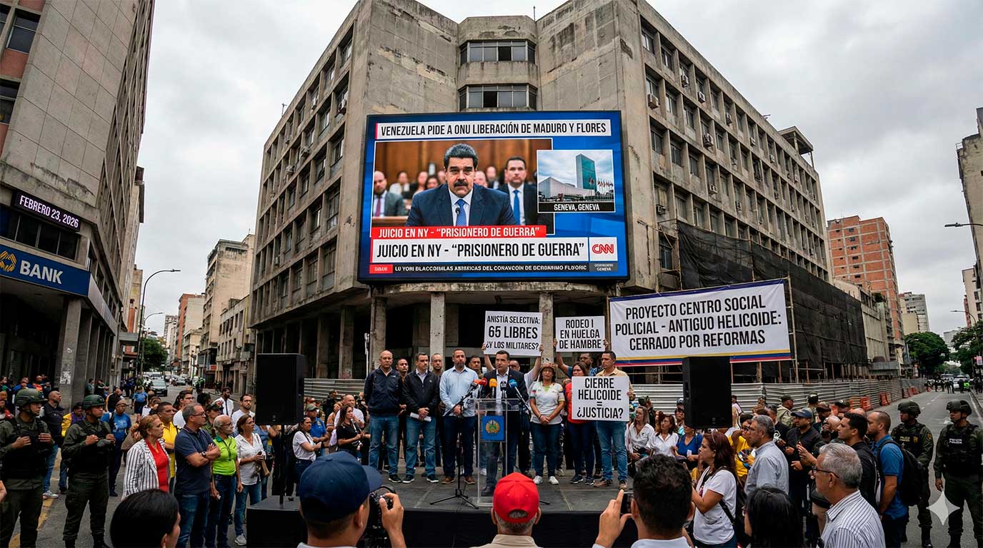 Venezuela pede à ONU a libertação de Nicolás Maduro, acelera anistia com 65 soltos em três dias e fecha Helicoide sob críticas de exclusão