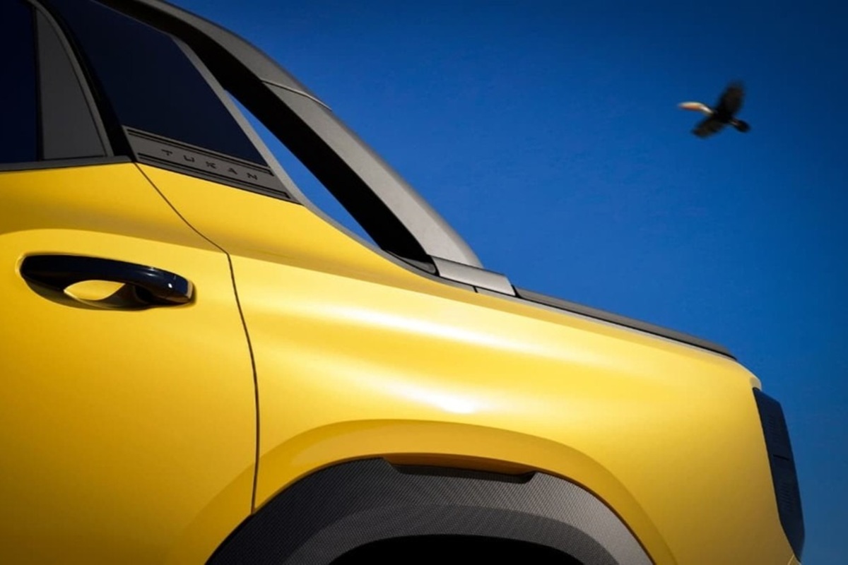 Volkswagen Tukan terá 4,75 m, entre-eixos de 2,80 m e produção em 2027 no PR para enfrentar Strada e Toro.