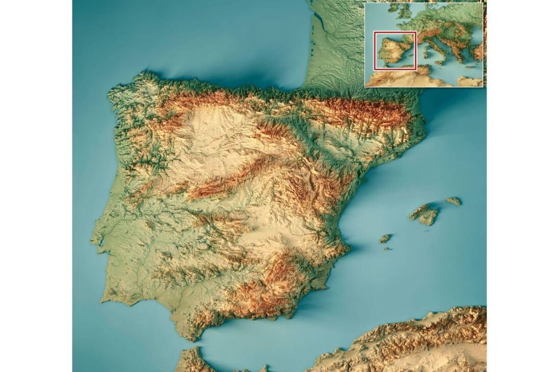 Spain Reveals How Geography, Interior, Population And Mountains Help To Explain The Demographic Vacuum In Vast Areas Of The Country, Even With Strategic Position Between The Atlantic And The Mediterranean.