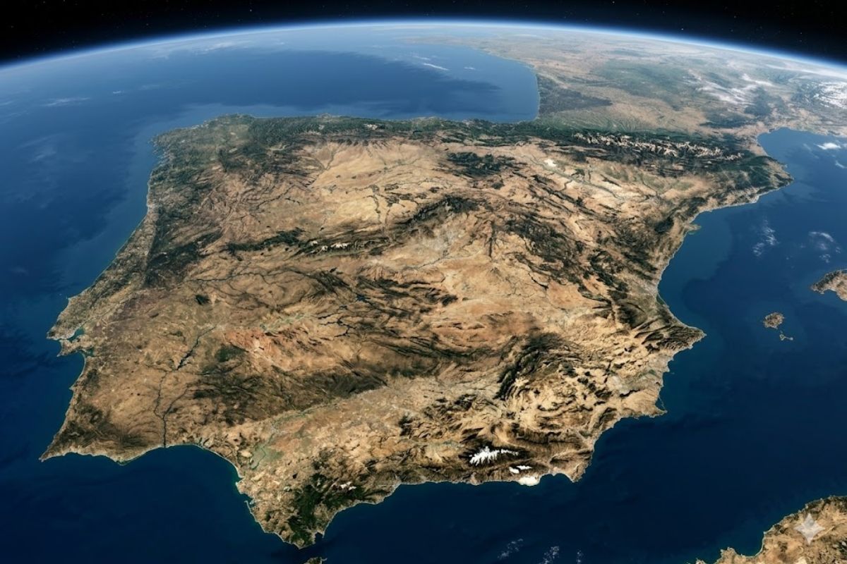 Espanha revela como geografia, interior, população e montanhas ajudam a explicar o vazio demográfico em vastas áreas do país, mesmo com posição estratégica entre Atlântico e Mediterrâneo.