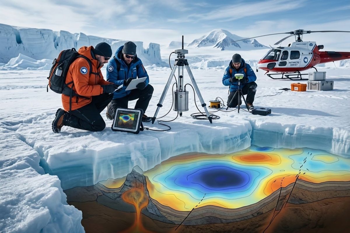 Antártida: anomalia gravitacional no interior da Terra enfraquece a gravidade e altera o nível do mar sob o continente gelado.