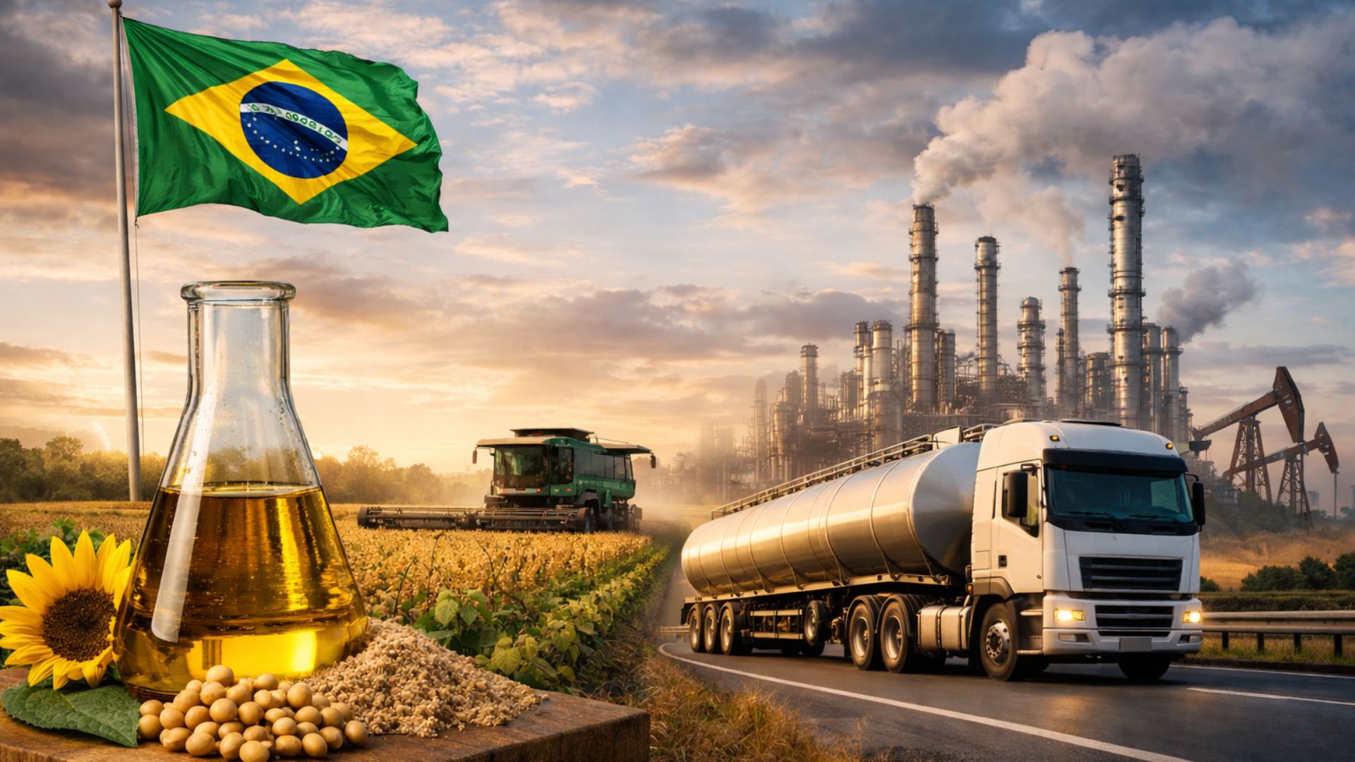 Indústria cobra decisão do governo sobre aumento da mistura de biodiesel e aponta ganhos para produção agrícola, segurança energética e redução da dependência do diesel fóssil
