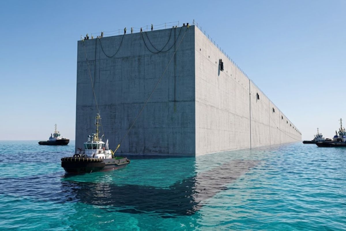 ilha artificial bilionária no Mar do Norte usa energia eólica offshore para redistribuir eletricidade entre países europeus.