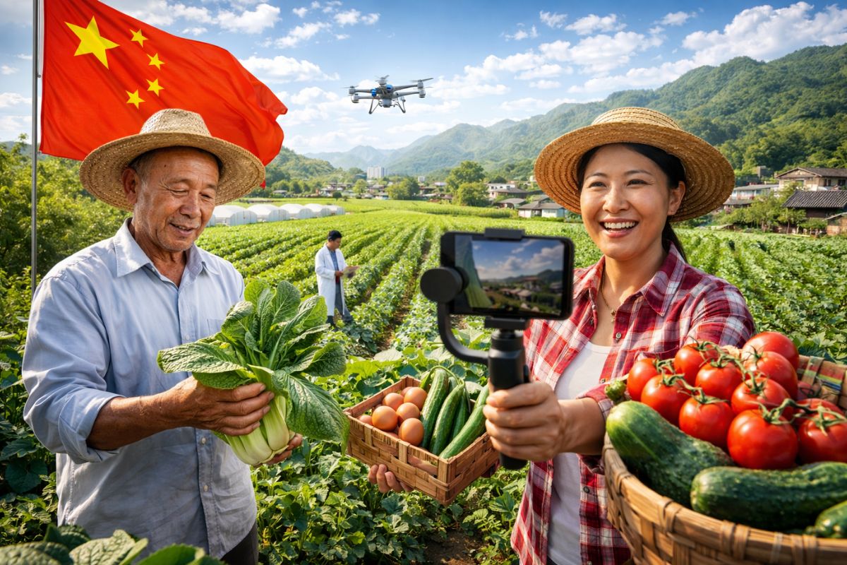 China coloca campo no centro do plano 2026-2030, amplia agricultura orgânica, biotecnologia e vendas ao vivo, e promete blindar renda rural com metas para evitar nova pobreza (1)