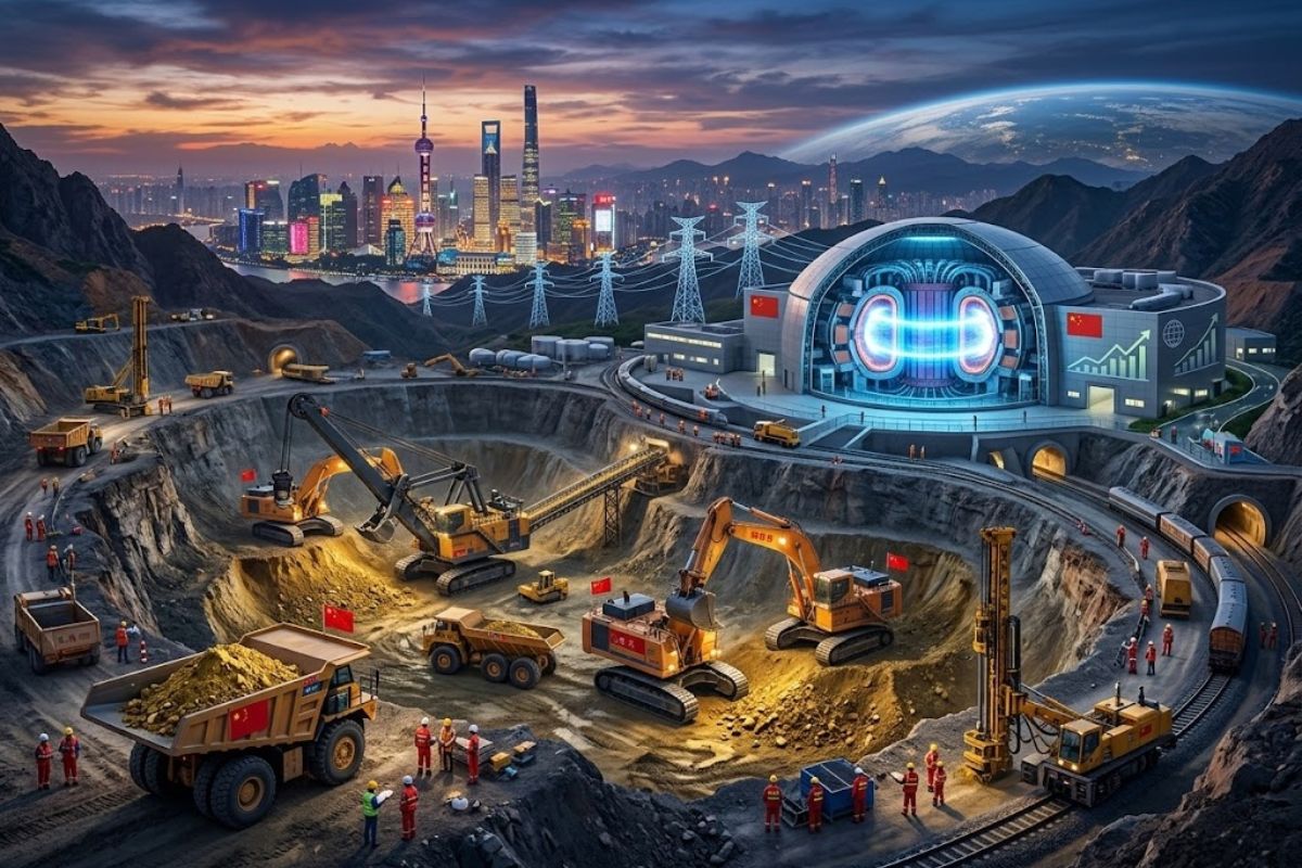 Descoberta de mina colossal de tório na China impulsiona debates sobre fusão nuclear, energia nuclear e possíveis impactos na economia mundial nas próximas décadas.