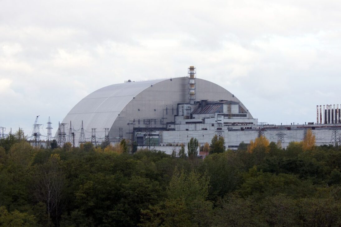 New Safe Confinement Of Chernobyl Uses Engineering After Nuclear Accident, Covers The Sarcophagus, And Contains Radiation.