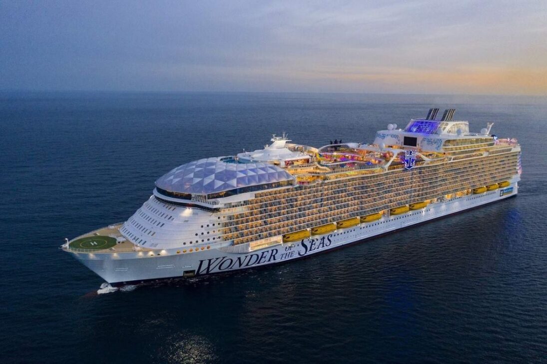 Wonder of the Seas Redefines Cruise Ship As Floating City For Passengers And Shows The Strength Of The Naval Industry.