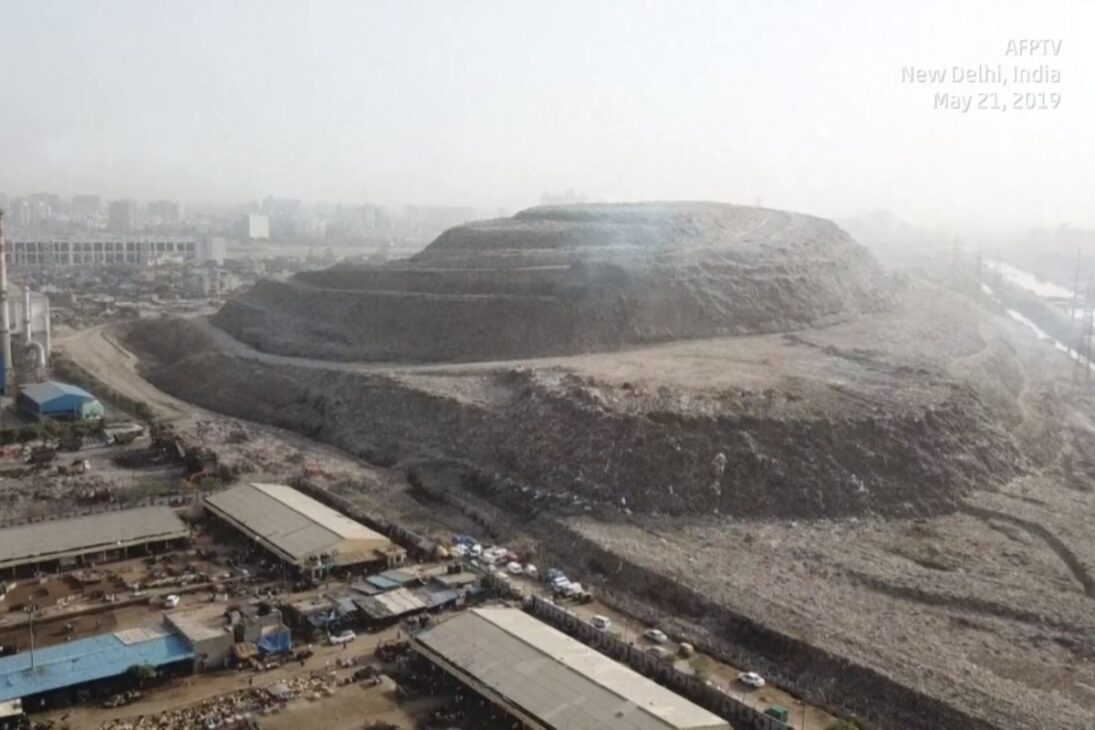 Ghazipur landfill became a symbol of waste and refuse in New Delhi, forming a mountain of waste that exposes the urban crisis.
