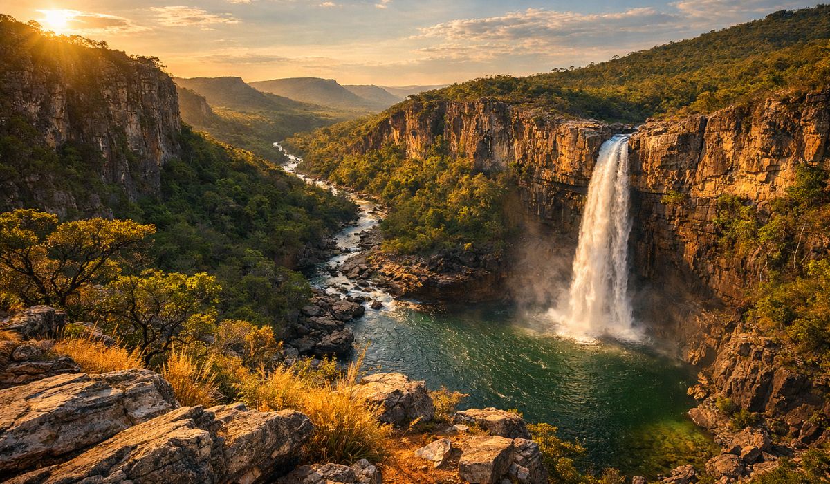 Chapada dos Veadeiros reúne rochas com mais de 1 bilhão de anos, cachoeiras e turismo Kalunga, em área reconhecida pela UNESCO desde 2001.