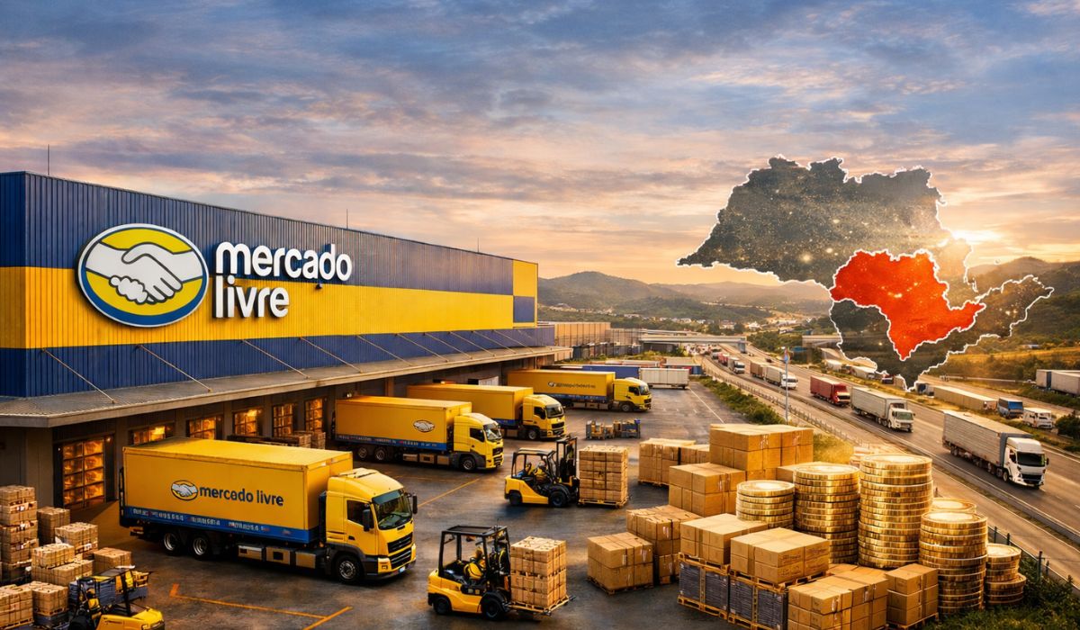 Mercado Livre investe R$ 500 milhões em centro logístico em Jacareí (SP) e prevê gerar até 5 mil empregos com nova unidade prevista para 2027.