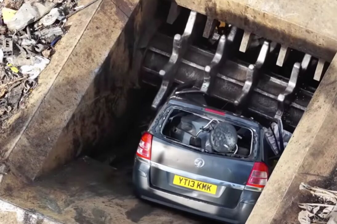 Monstrous machines transform scrap metal into profit when industrial shredder and hydraulic press crush cars and separate steel for a billion-dollar market.