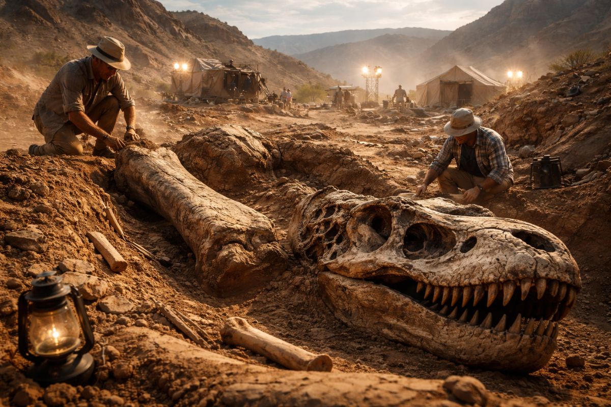 Fóssil de tiranossauro indica tiranossauro gigante ligado ao Tyrannosaurus rex e ajuda cientistas a entender o período Cretáceo e a origem dos tiranossauros.