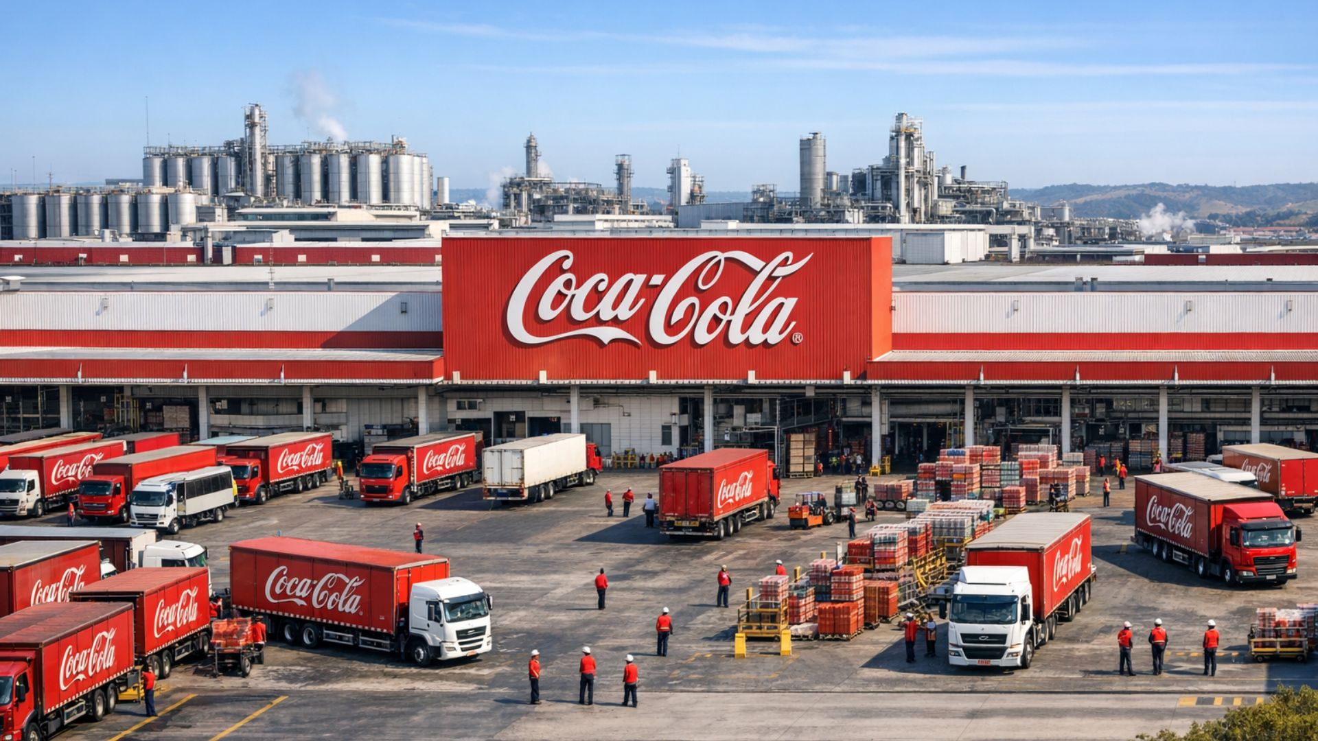 Coca-Cola investirá R$ 30 bilhões no Brasil até 2030. País abriga a maior fábrica da empresa no mundo, em Jundiaí, com 2 bilhões de litros por ano.