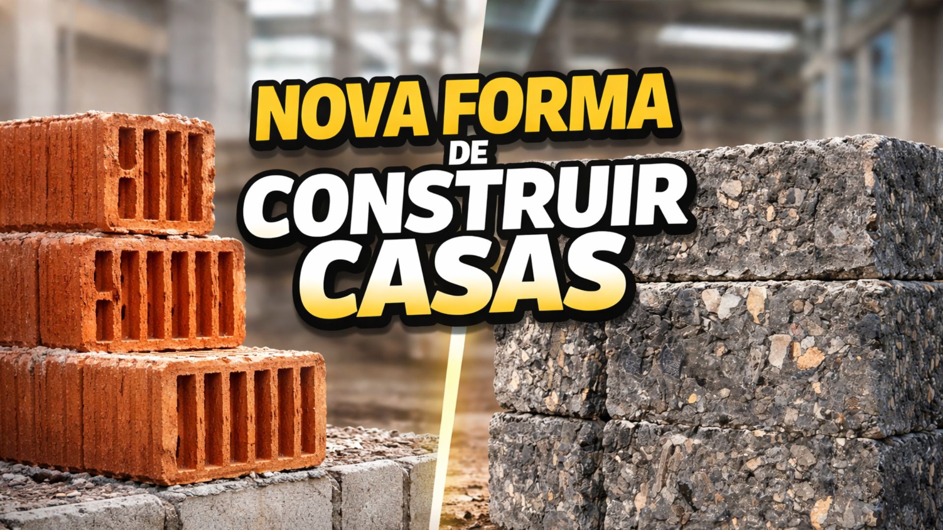 Blocos feitos de escória de aço usam CO2 para endurecer sem cimento e podem substituir tijolos tradicionais na construção, com tecnologia Carbstone.