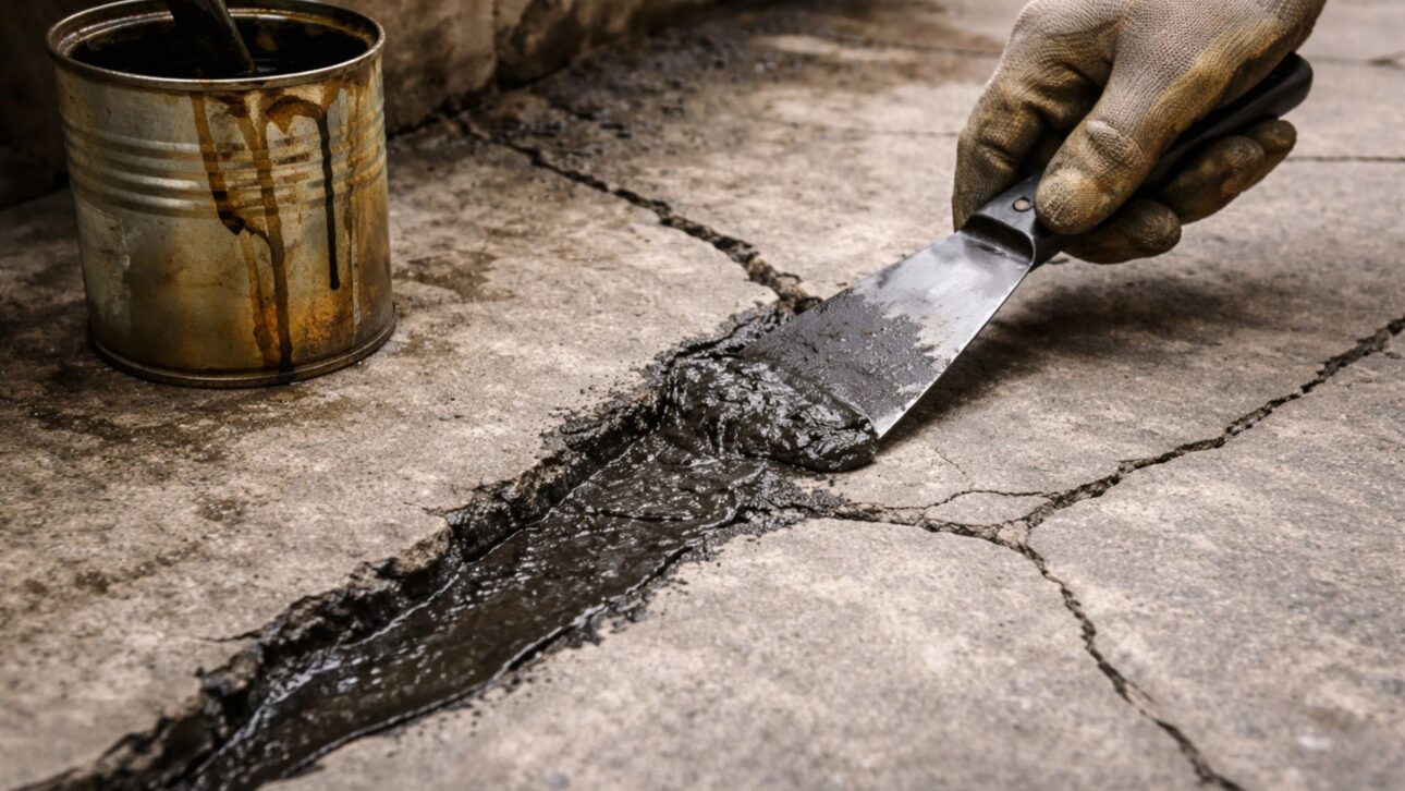 Cement and used oil mixture goes viral as a solution for infiltrations and cracks, but experts warn of risks and lack of technical validation.