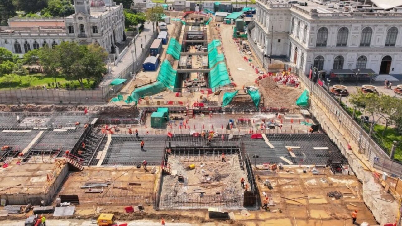 Line 2 of the Lima Metro advances with 85% of the new phase ready and 99% of civil works in the western section, bringing closer the expansion of the largest underground project in Peru.
