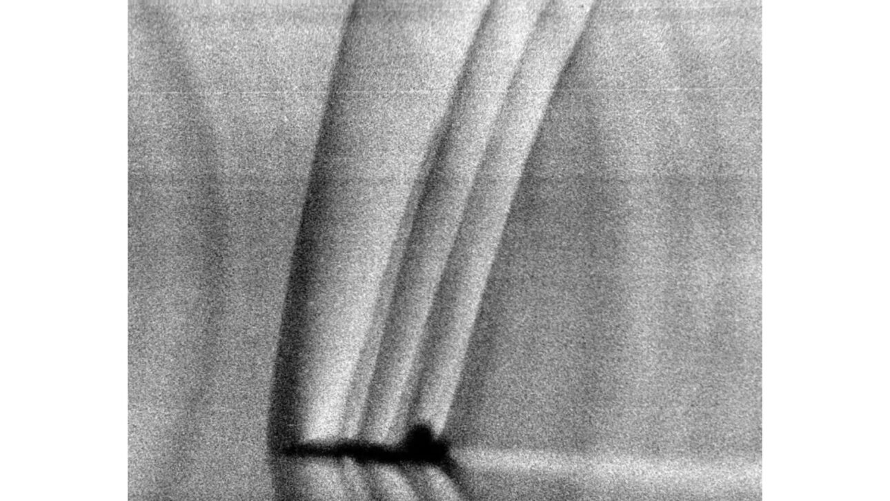 Photo Clearly Showing Shock Waves Around a T-38 Talon Aircraft on December 13, 1993 • NASA