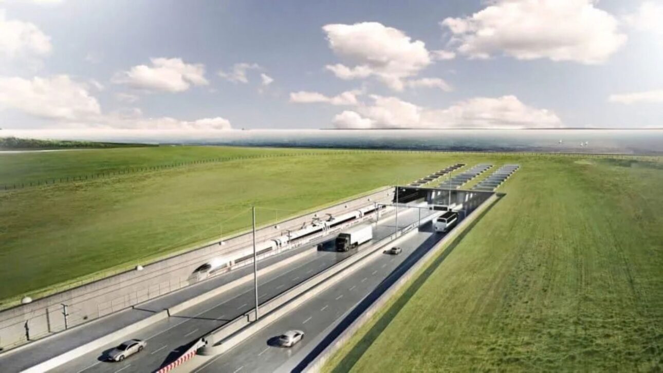 Megatunnel between Denmark and Germany advances in the Baltic Sea and promises to reduce travel from 45 to 10 minutes with dual roads and electric train.