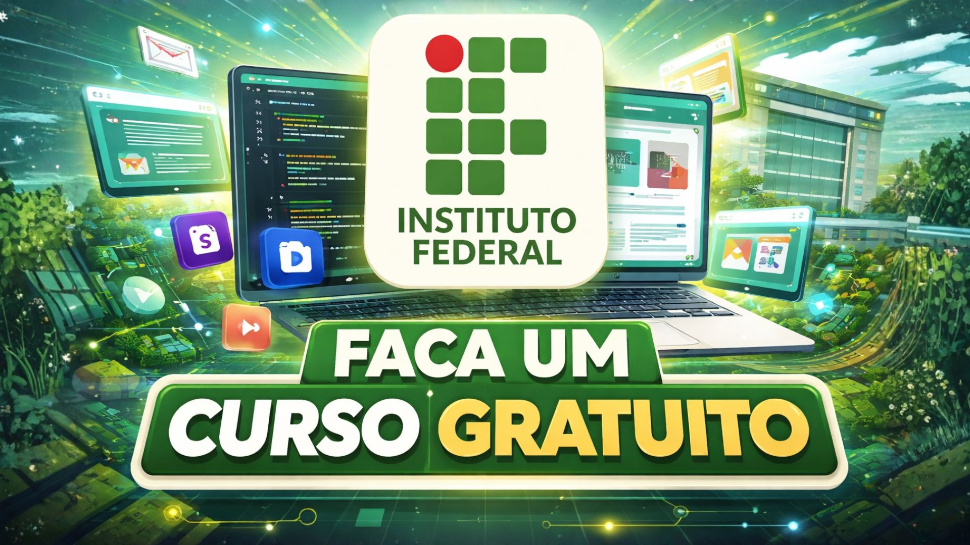 IFSP abre 1.500 vagas em cursos gratuitos EAD de desenvolvimento web com jQuery, Bootstrap e Materialize. Seleção por ordem de inscrição.