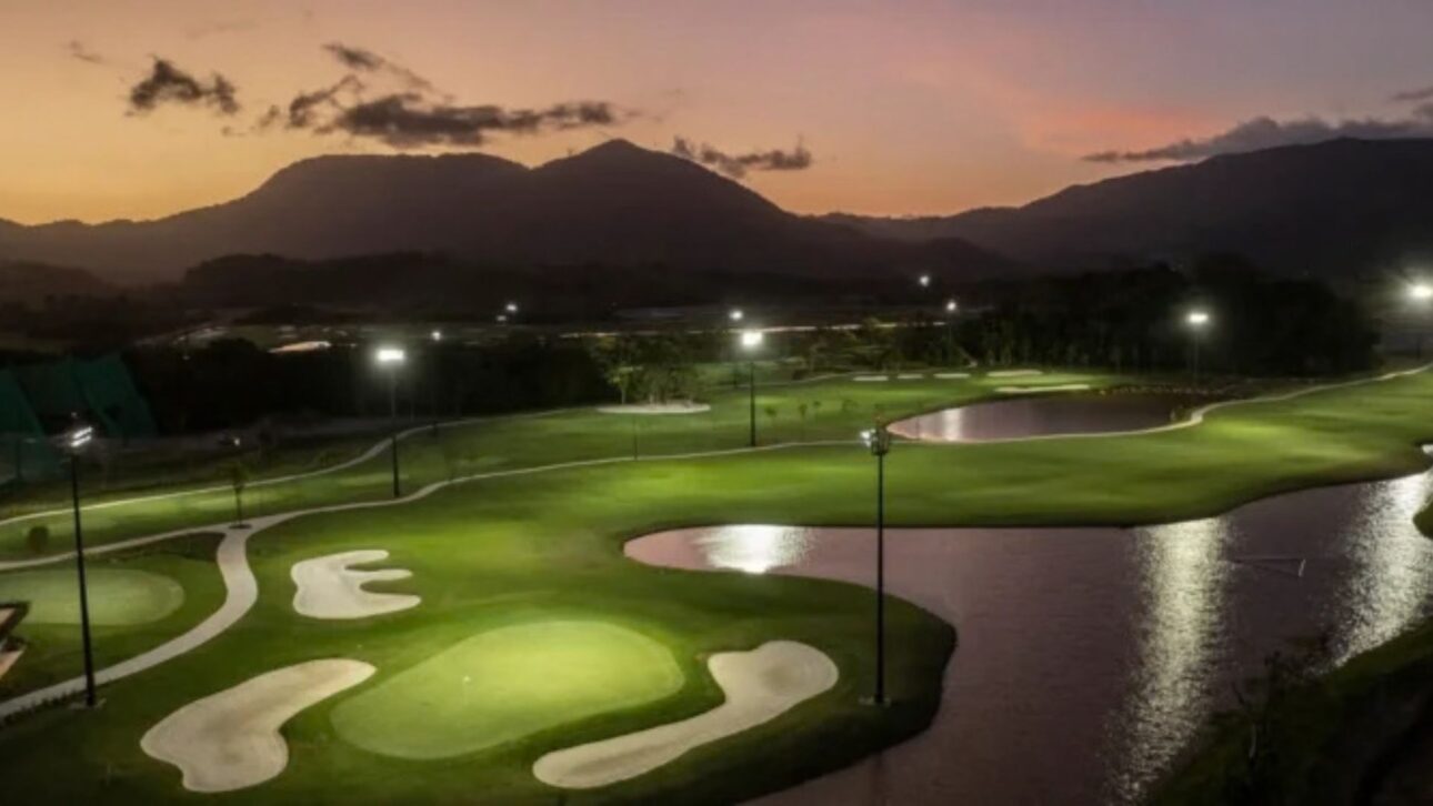 Porto Belo Golf: LED-lit golf course in Santa Catarina receives R$ 400 million and integrates a R$ 12 billion tourist megacomplex.