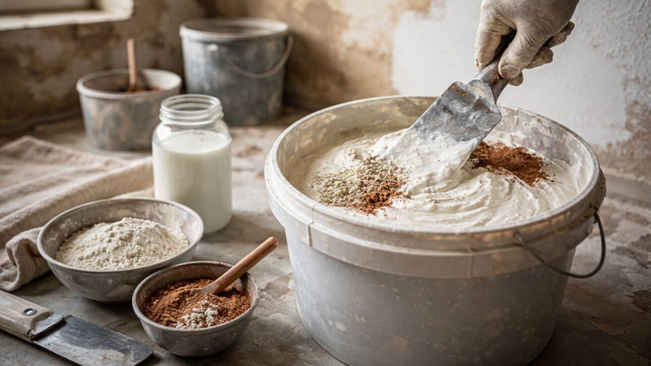 Mixture of Milk, Hydrated Lime, And Mineral Pigment Reappears As A Historical Alternative To Renovate Old Walls With A Matte And Breathable Finish.