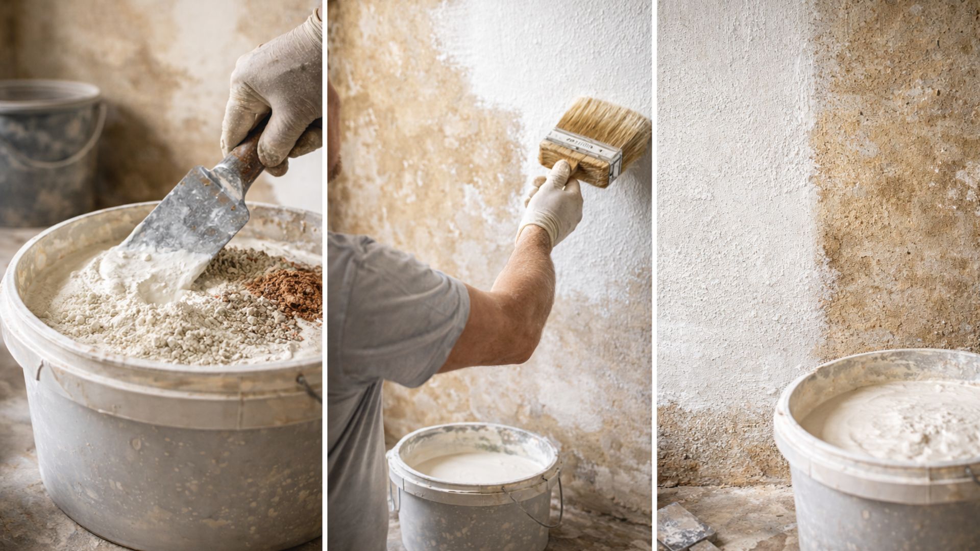 Mistura de leite, cal hidratada e pigmento mineral reaparece como alternativa histórica para renovar paredes antigas com acabamento fosco e respirável.